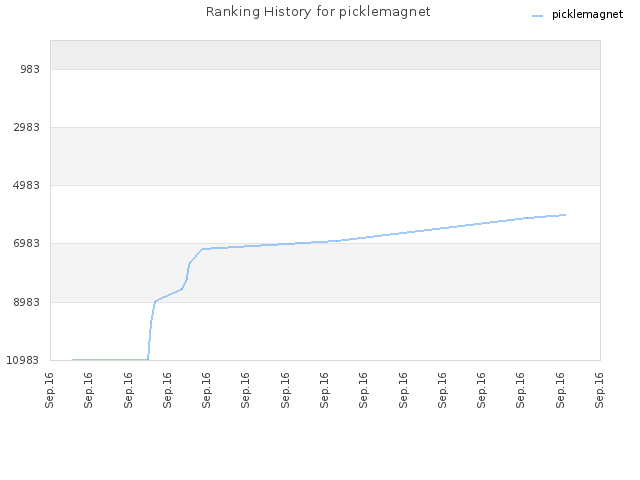 Ranking History for picklemagnet